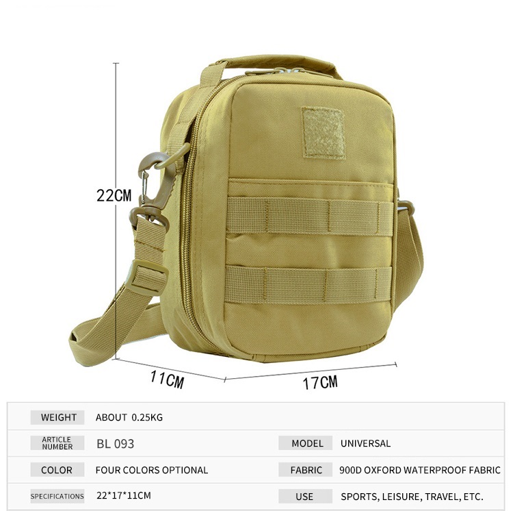 Tactical Medical Field Sling Milte Molle Crossbody Camuflage Bag