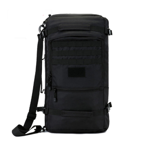 Mochila táctica militar de camuflaje grande negra duradera