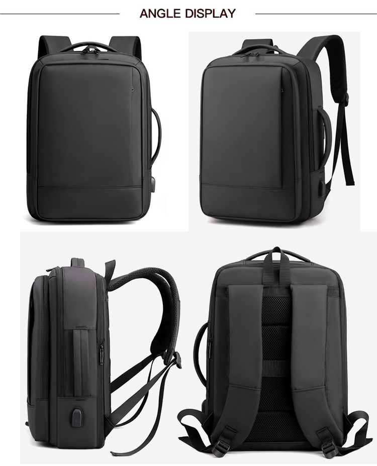 mochila de estudiante al aire libre para computadora portátil personalizada con usb