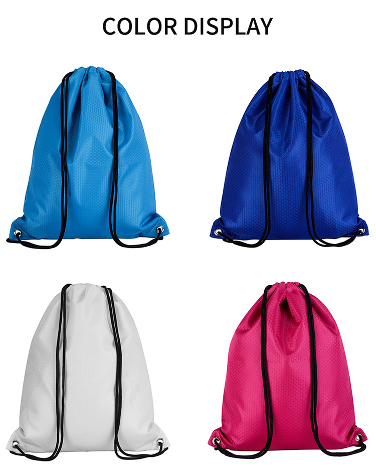 Polyester Advertising Sport Mochila impermeable Bolsa personalizada