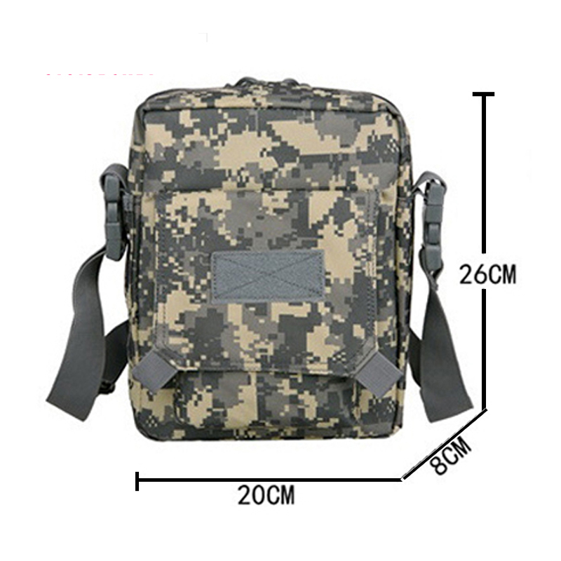 Bolsos de hombro para hombre bolso de mensajero militar negro Camuflaje