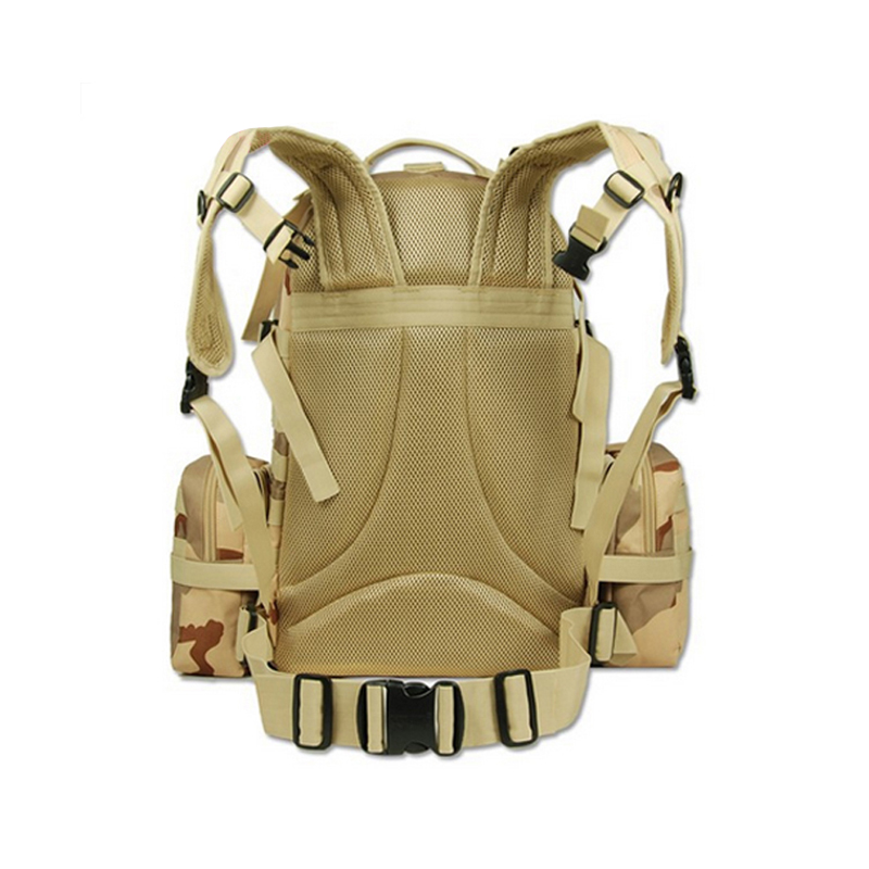 Mochila de camuflaje de bosque, mochila militar táctica 3D del ejército