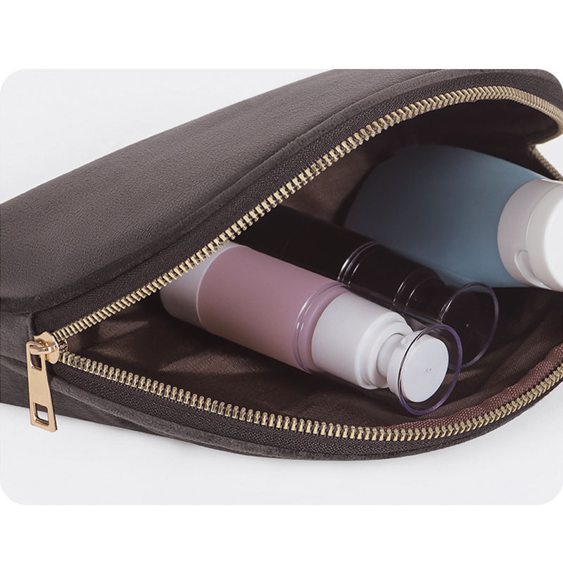 Pequeño bolso cosmético lindo de la bolsa del terciopelo de la moda del maquillaje