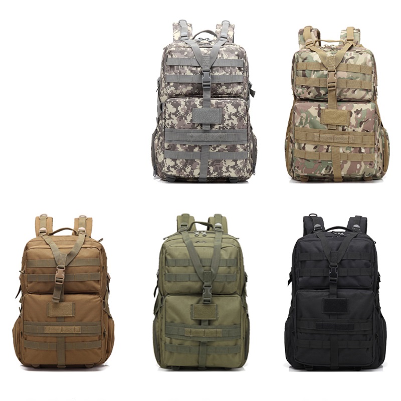 Gran mochila militar táctica de camuflaje molle para senderismo 3P