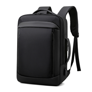 Mochila para portátil de negocios impermeable con usb expandible oxford