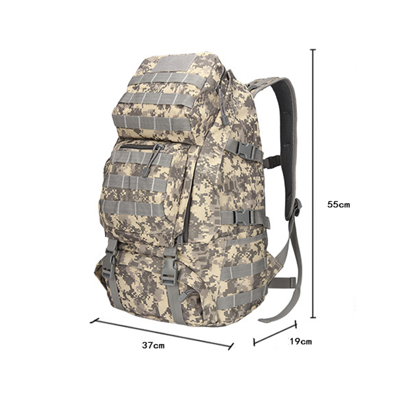 Mochilas militares para acampar al aire libre, mochila militar de camuflaje para viajes