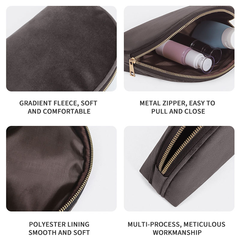 Pequeño bolso cosmético lindo de la bolsa del terciopelo de la moda del maquillaje