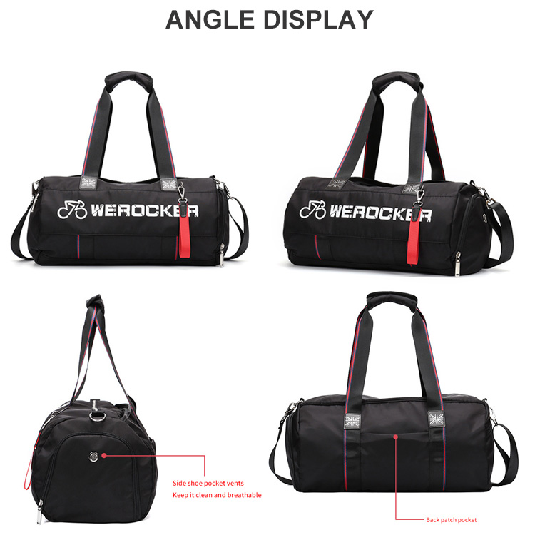 Deportes de viaje Duffel impermeable Nylon Fitness Gym Bag