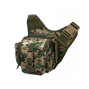 Bolsa de sillín de camuflaje de mensajero de viaje de motocicleta táctica militar
