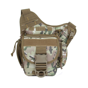 Bolso de cámara táctico militar para sillín de motocicleta de hombro para hombre