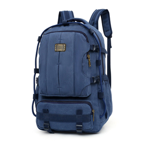 Mochila de viaje escolar diario unisex de lona duradera